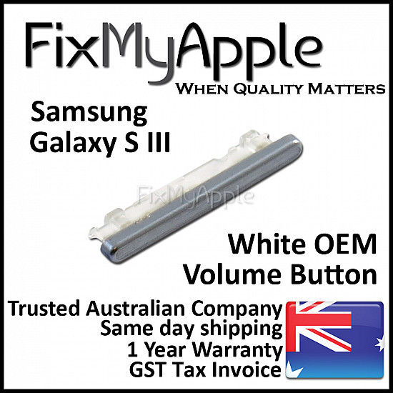 Samsung Galaxy S3 Volume Button - White OEM
