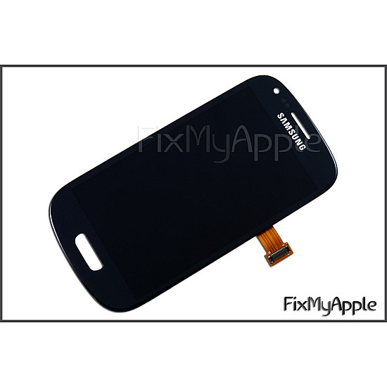Samsung Galaxy S3 Mini i8190 OLED Touch Screen Digitizer Assembly - Blue [Service Pack]