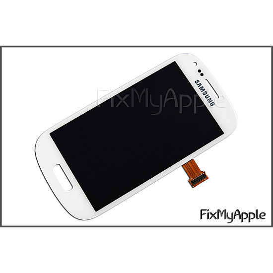 Samsung Galaxy S3 Mini i8190 OLED Touch Screen Digitizer Assembly - White [Service Pack]