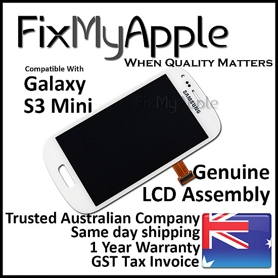 Samsung Galaxy S3 Mini i8190 OLED Touch Screen Digitizer Assembly - White [Service Pack]