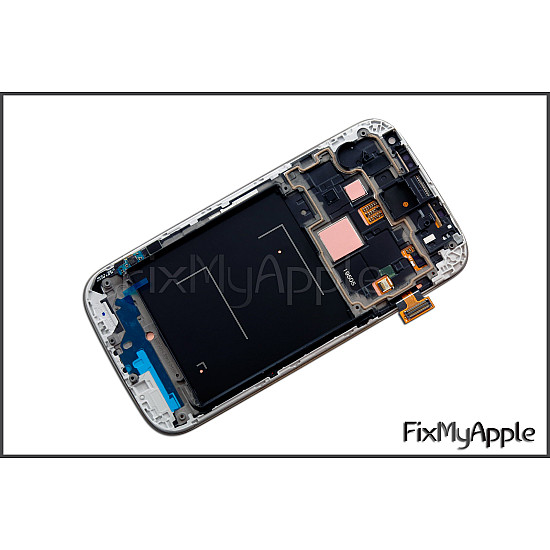 Samsung Galaxy S4 i9505/i9507 OLED Touch Screen Digitizer Assembly with Frame - Blue [Service Pack]