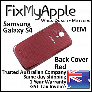 Samsung Galaxy S4 Back Cover - Red OEM