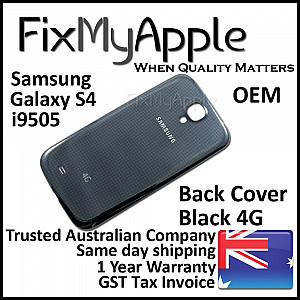 Samsung Galaxy S4 i9505 Back Cover - Black OEM