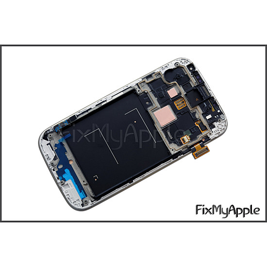 Samsung Galaxy S4 i9505/i9507 OLED Touch Screen Digitizer Assembly with Frame - Black [Refurbished]