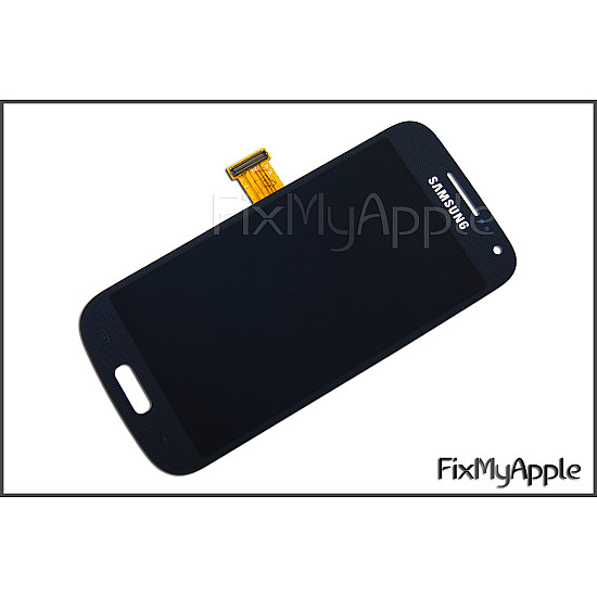 Samsung Galaxy S4 Mini OLED Touch Screen Digitizer Assembly - Black (With Adhesive) [Service Pack]