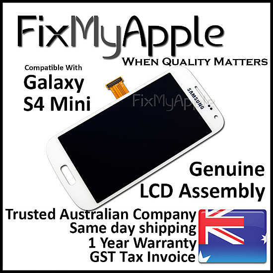 [Service Pack] OLED Touch Screen Digitizer Assembly - White for Samsung Galaxy S4 Mini