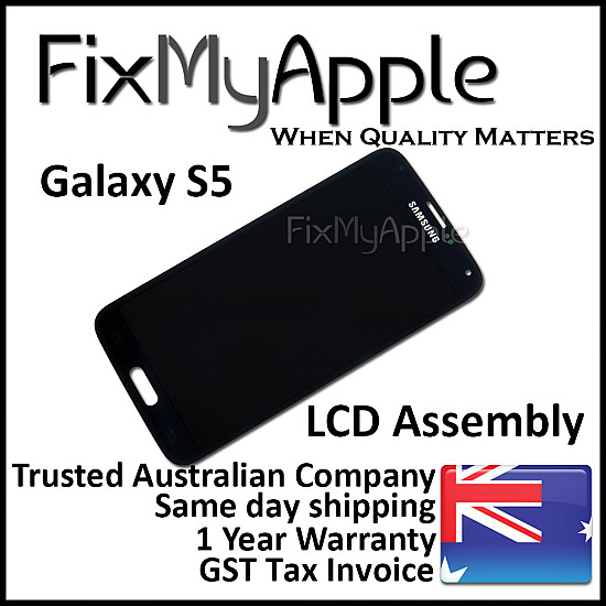 Samsung Galaxy S5 G900 OLED Touch Screen Digitizer Assembly - Gold [Refurbished]