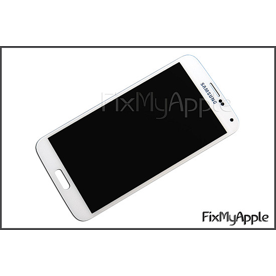 Samsung Galaxy S5 G900 OLED Touch Screen Digitizer Assembly - White [Refurbished]