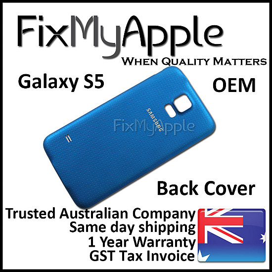Samsung Galaxy S5 Back Cover - Blue OEM