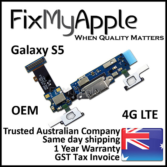 Samsung Galaxy S5 Charging Port / Home / Menu / Return Button Flex Cable OEM