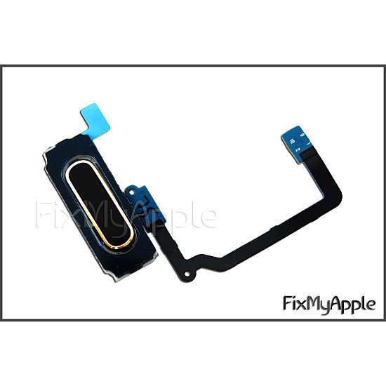 Samsung Galaxy S5 Home Button with Flex Cable - Gold OEM