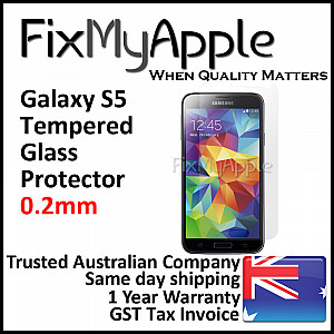 Samsung Galaxy S5 Tempered Glass Screen Protector - Premium 0.2mm