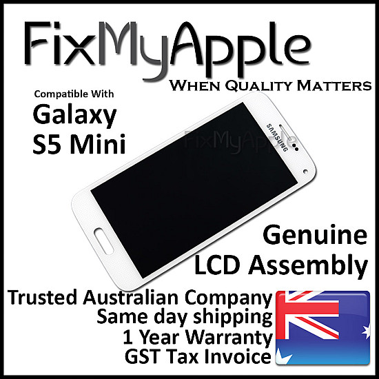 [Service Pack] OLED Touch Screen Digitizer Assembly - White for Samsung Galaxy S5 Mini G800