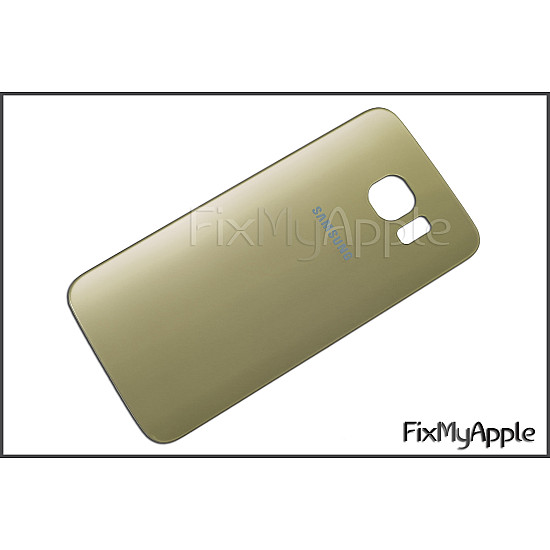 Samsung Galaxy S6 Back Glass Cover - Gold Platinum