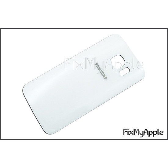 Samsung Galaxy S6 Edge Back Glass Cover - White Pearl