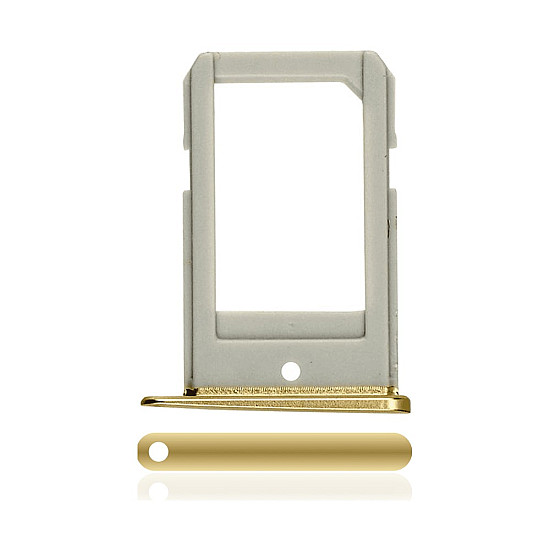 Sim Card Tray - Gold Platinum OEM for Samsung Galaxy S6 Edge
