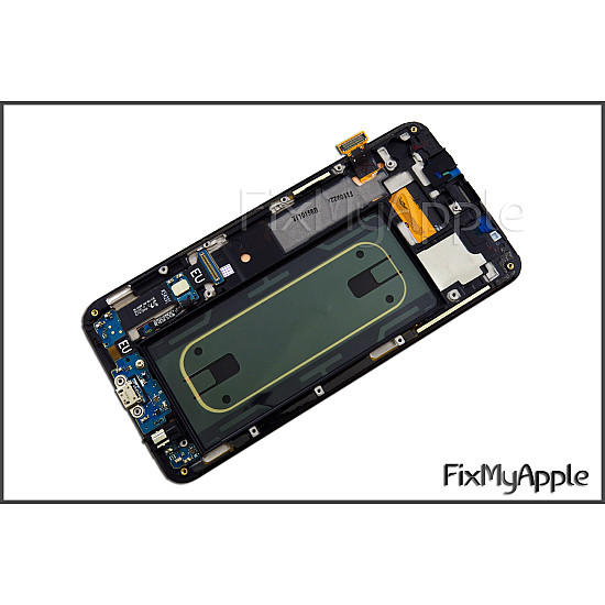 Samsung Galaxy S6 Edge+ G928 OLED Touch Screen Digitizer Assembly with Frame - Gold Platinum [Service Pack]