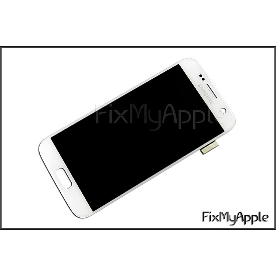 Samsung Galaxy S7 G930 OLED Touch Screen Digitizer Assembly - White Pearl (With Adhesive) [Service Pack]