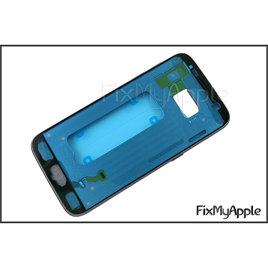 Samsung Galaxy S7 Mid Back Frame Bezel - Black OEM