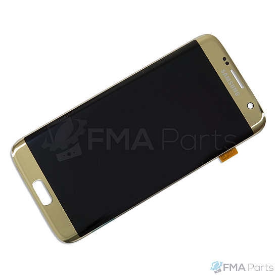 [Refurbished] OLED Touch Screen Digitizer Assembly - Gold for Samsung Galaxy S7 Edge G935