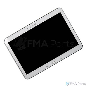 LCD Touch Screen Digitizer Assembly with Frame - White [Refurbished] for Samsung Galaxy Tab 4 10.1 T530 T535