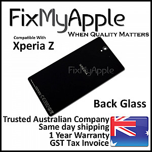 Sony Xperia Z Back Glass - Black