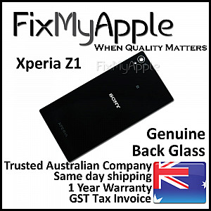 Sony Xperia Z1 Back Glass - Black OEM