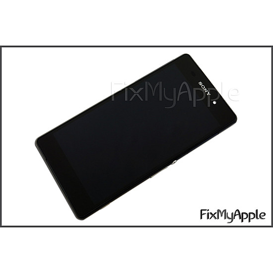Sony Xperia Z2 LCD Touch Screen Digitizer Assembly with Frame - Black OEM