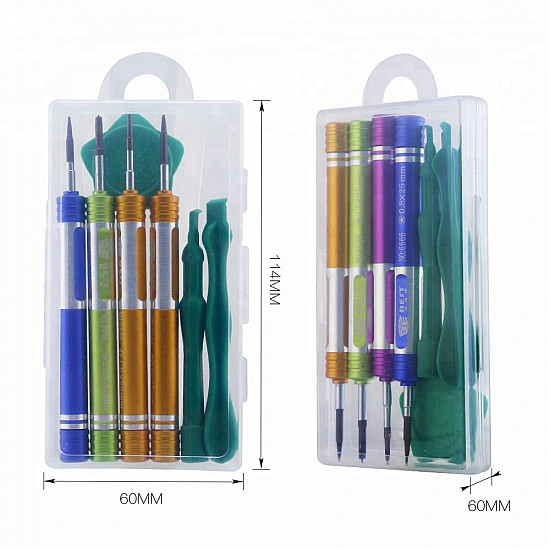 8 Piece Screwdriver Set PH000 / P2 / Y000 / Standoff - For iPhone