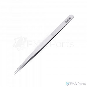 QianLi iNeeZy Tweezers Round Type Thin Body - Non-Magnetic Stainless 0.10mm