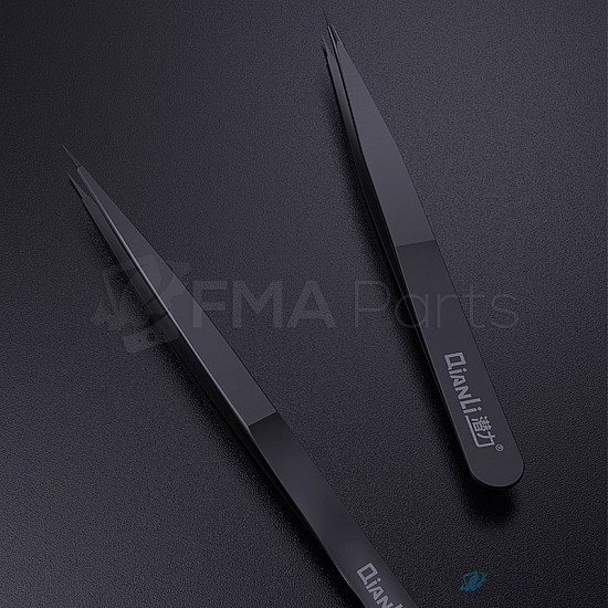 QianLi iNeeZy Tweezers Square Type Thin Body - Non-Magnetic Stainless 0.10mm