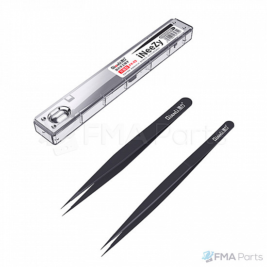 QianLi iNeeZy Tweezers Square Type Wide Body - Non-Magnetic Stainless 0.10mm