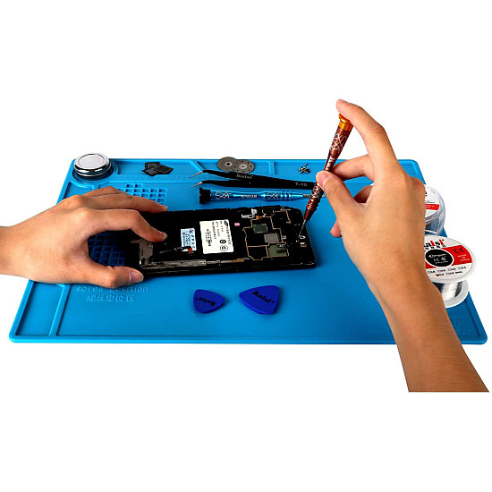 Silicone Soldering Phone Repair Work Mat 350 x 250 mm