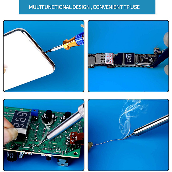 Silicone Soldering Phone Repair Work Mat 350 x 250 mm (Magnetic)