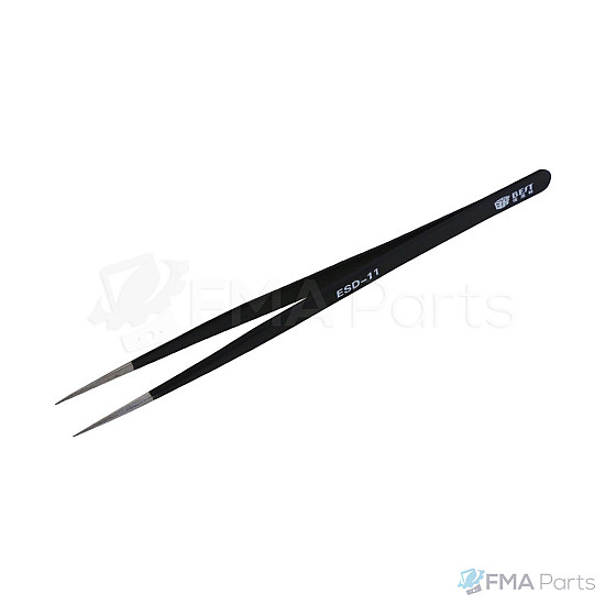 Tweezers - BEST Fine Tip Straight Tweezers ESD Safe