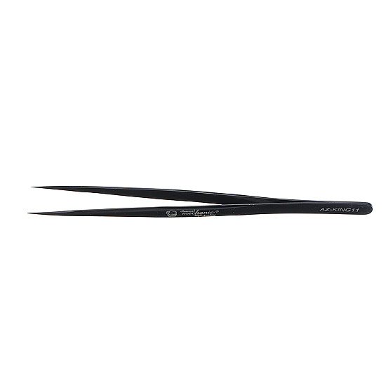 Tweezers - Mechanic Ultra Fine Tip Straight Tweezers ESD Safe AZ-KING11